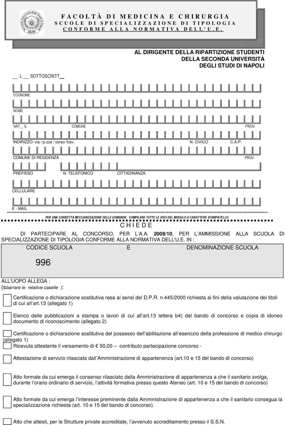 TELEFONICO CITTADINANZA CELLULARE E - MAIL