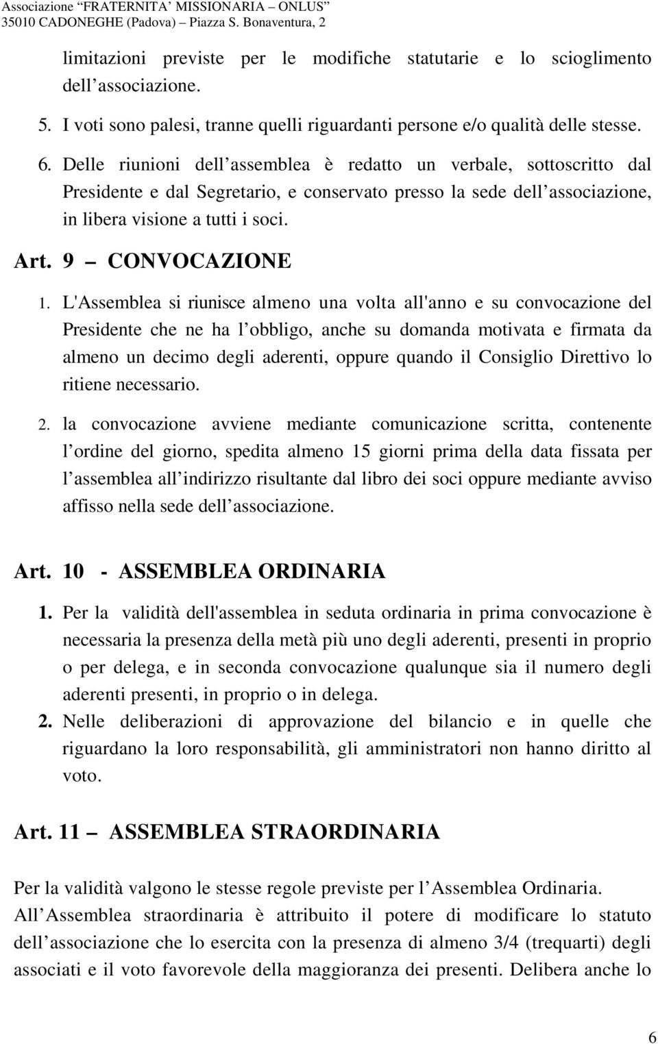 9 CONVOCAZIONE 1.