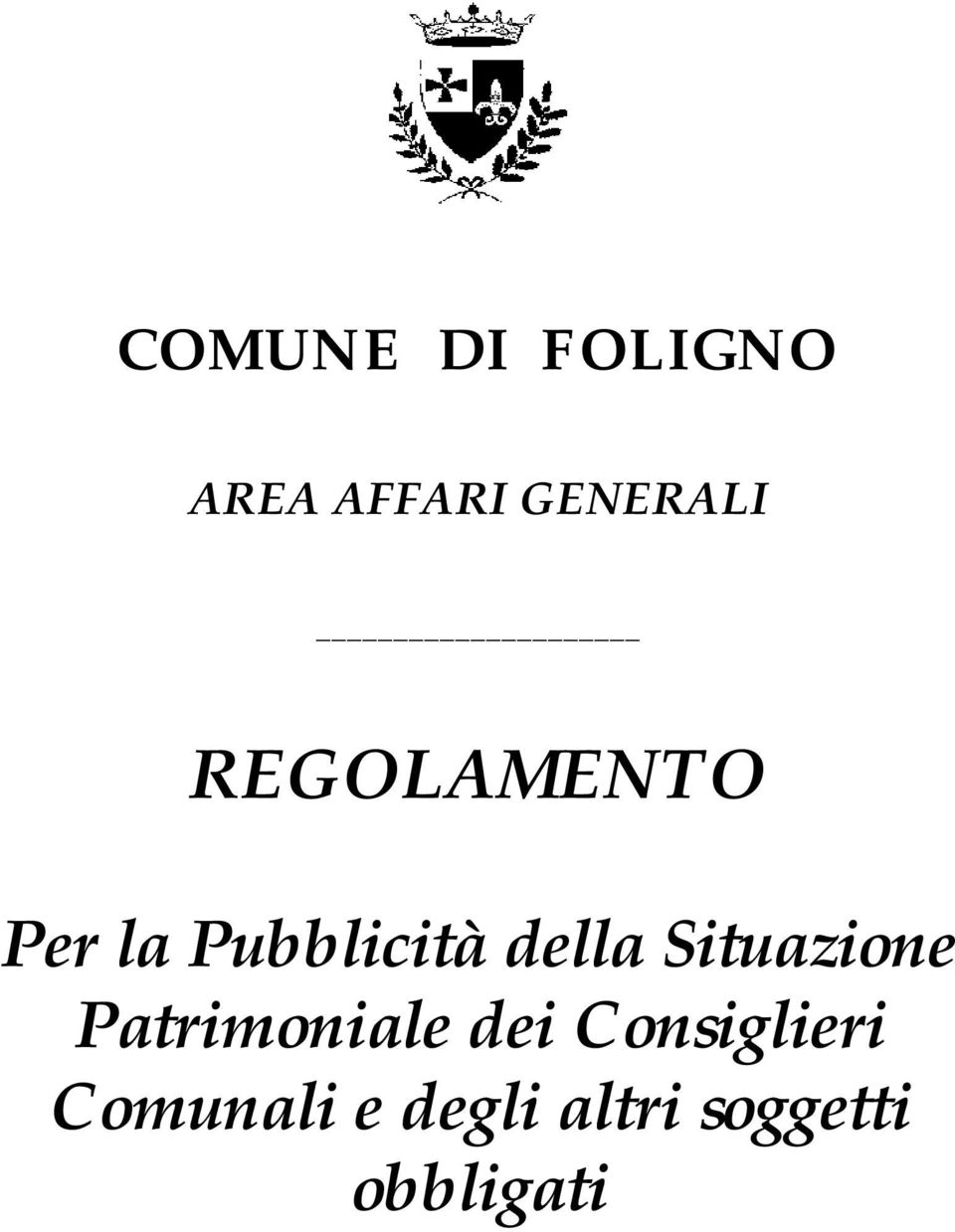 Patrimoniale dei Consiglieri