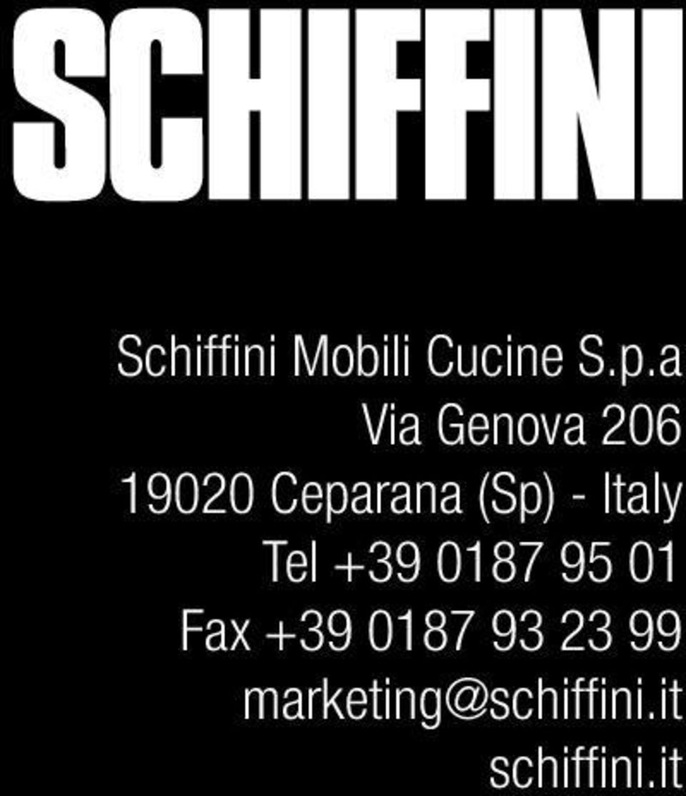 - Italy Tel +39 0187 95 01 Fax +39