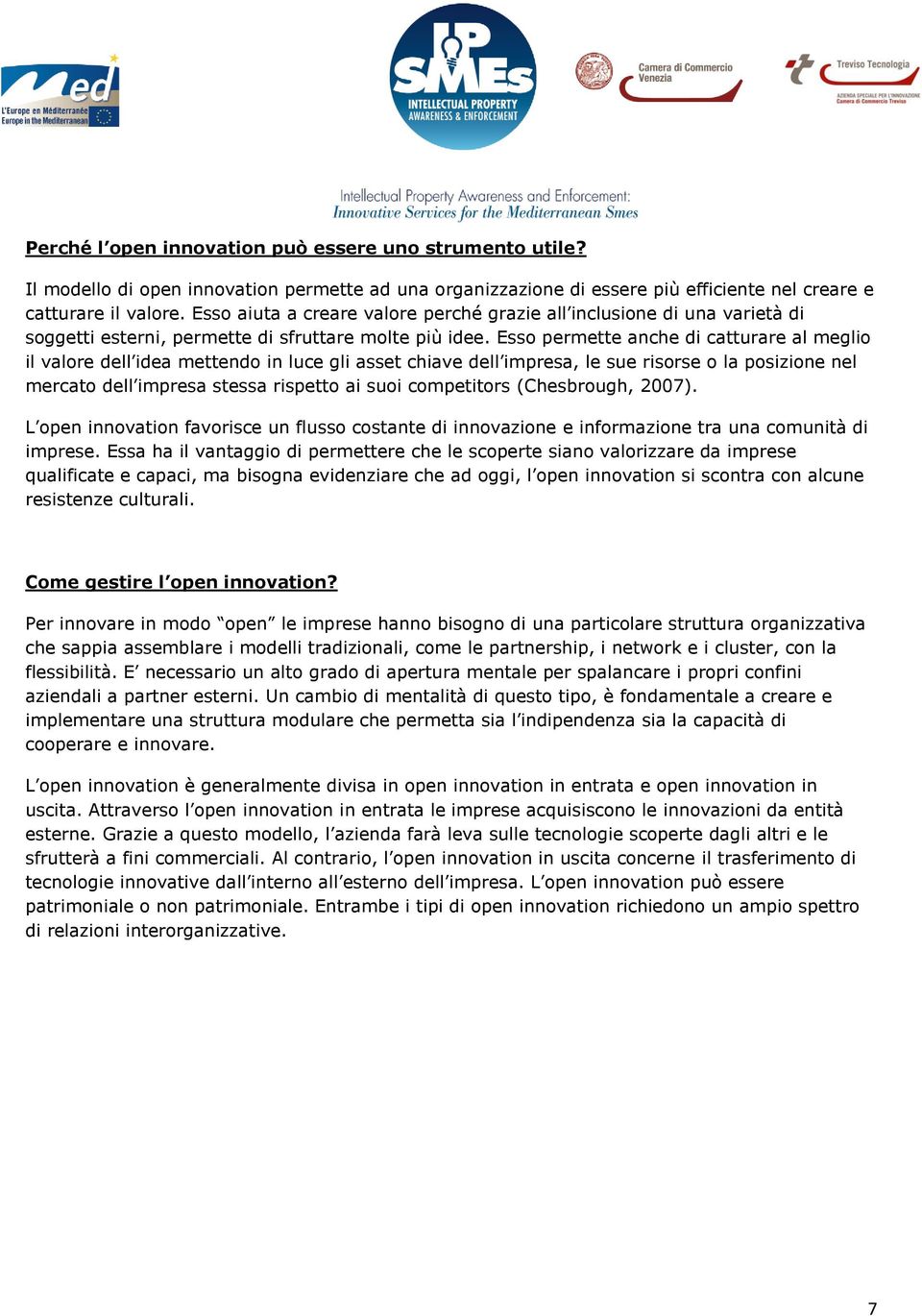 Esso permette anche di catturare al meglio il valore dell idea mettendo in luce gli asset chiave dell impresa, le sue risorse o la posizione nel mercato dell impresa stessa rispetto ai suoi