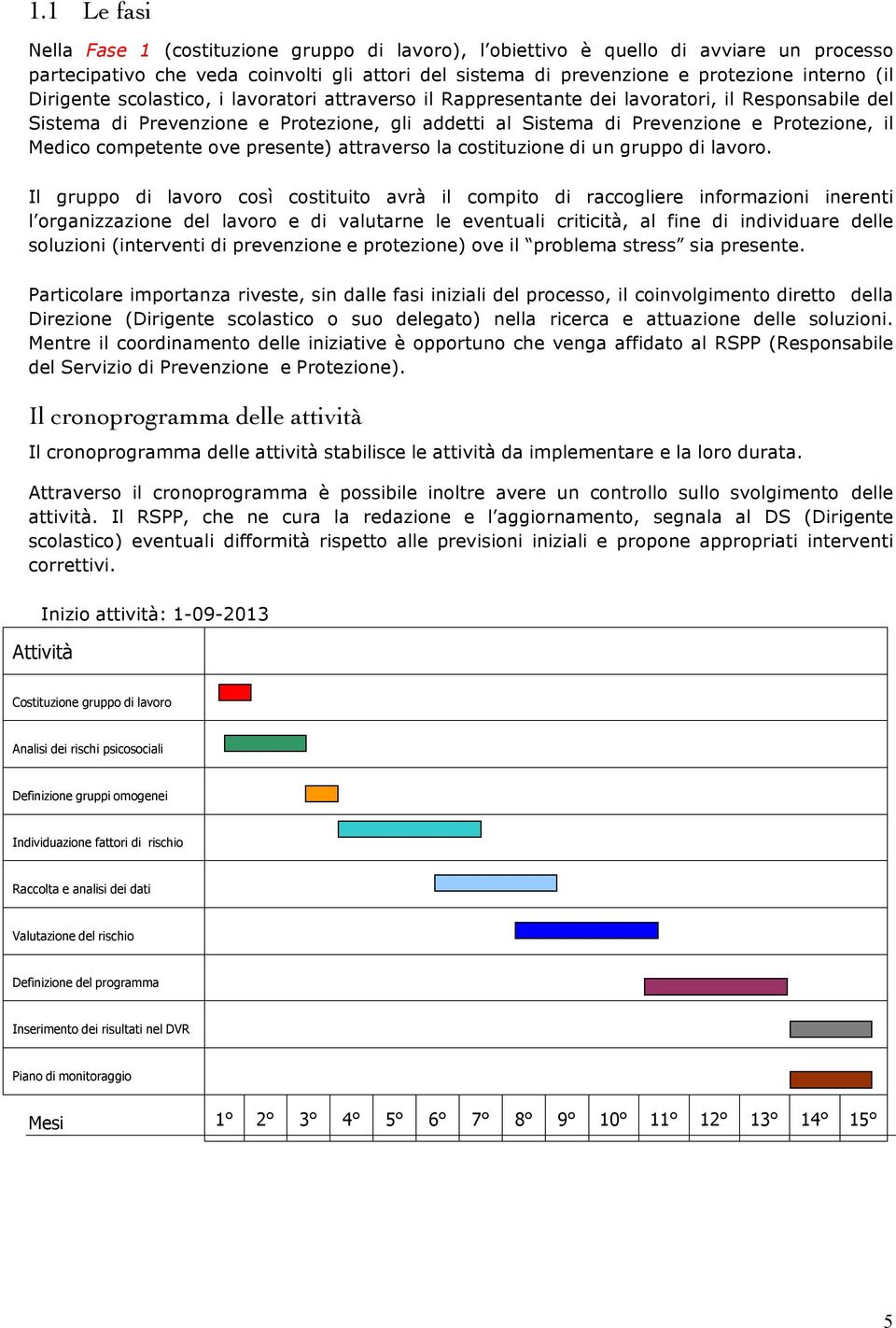 competente ove presente) attraverso la costituzione di un gruppo di lavoro.