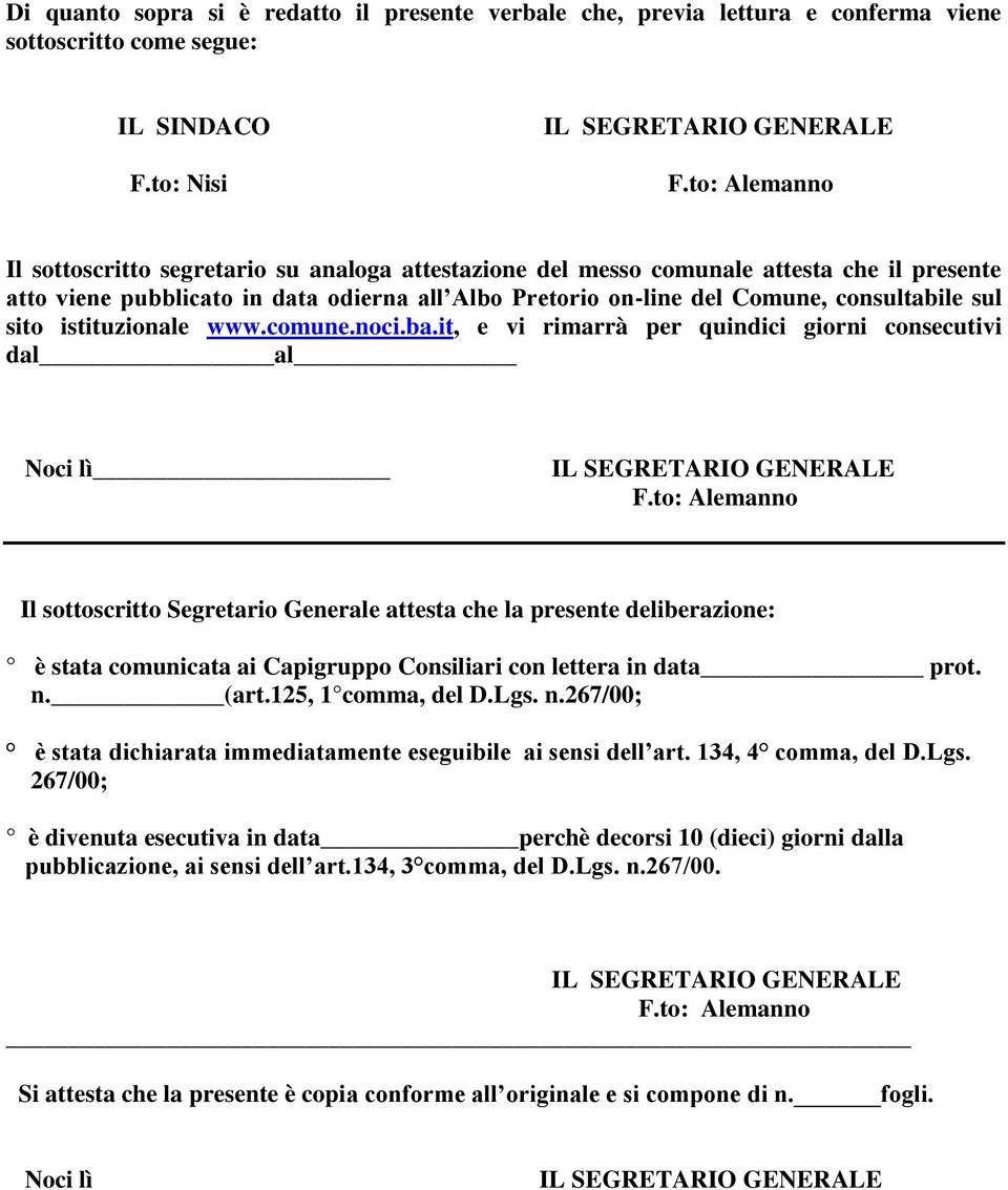 sito istituzionale www.comune.noci.ba.