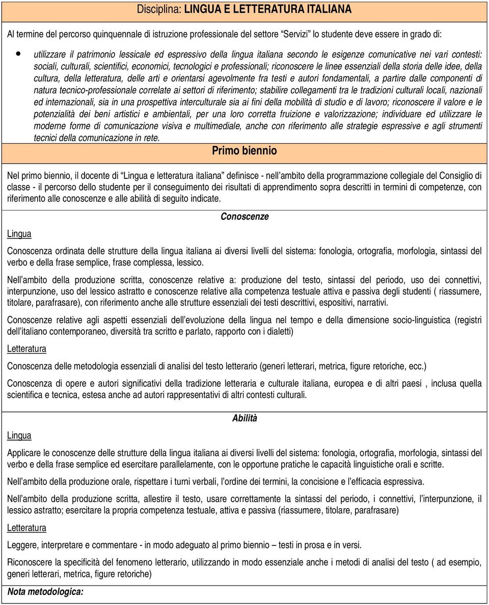 storia delle idee, della cultura, della letteratura, delle arti e orientarsi agevolmente fra testi e autori fondamentali, a partire dalle componenti di natura tecnico-professionale correlate ai