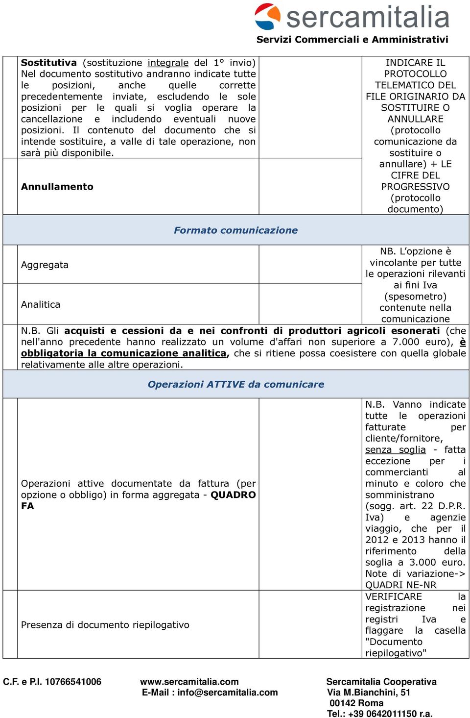 Annullamento INDICARE IL PROTOCOLLO TELEMATICO DEL FILE ORIGINARIO DA SOSTITUIRE O ANNULLARE (protocollo comunicazione da sostituire o annullare) + LE CIFRE DEL PROGRESVO (protocollo documento)