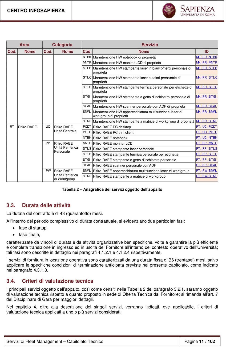 NTBK MH.PR.MNTR MH.PR.STLB proprietà STLC Manutenzione HW stampante laser a colori personale di MH.PR.STLC proprietà STTR Manutenzione HW stampante termica personale per etichette di MH.PR.STTR proprietà STGI Manutenzione HW stampante a getto d inchiostro personale di MH.