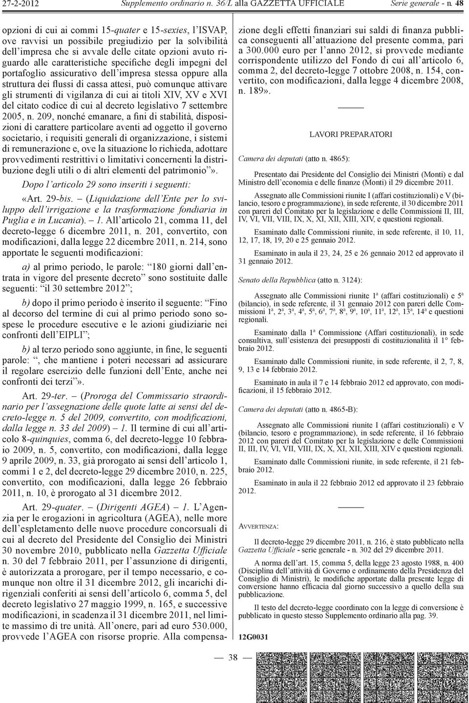 XVI del citato codice di cui al decreto legislativo 7 settembre 2005, n.