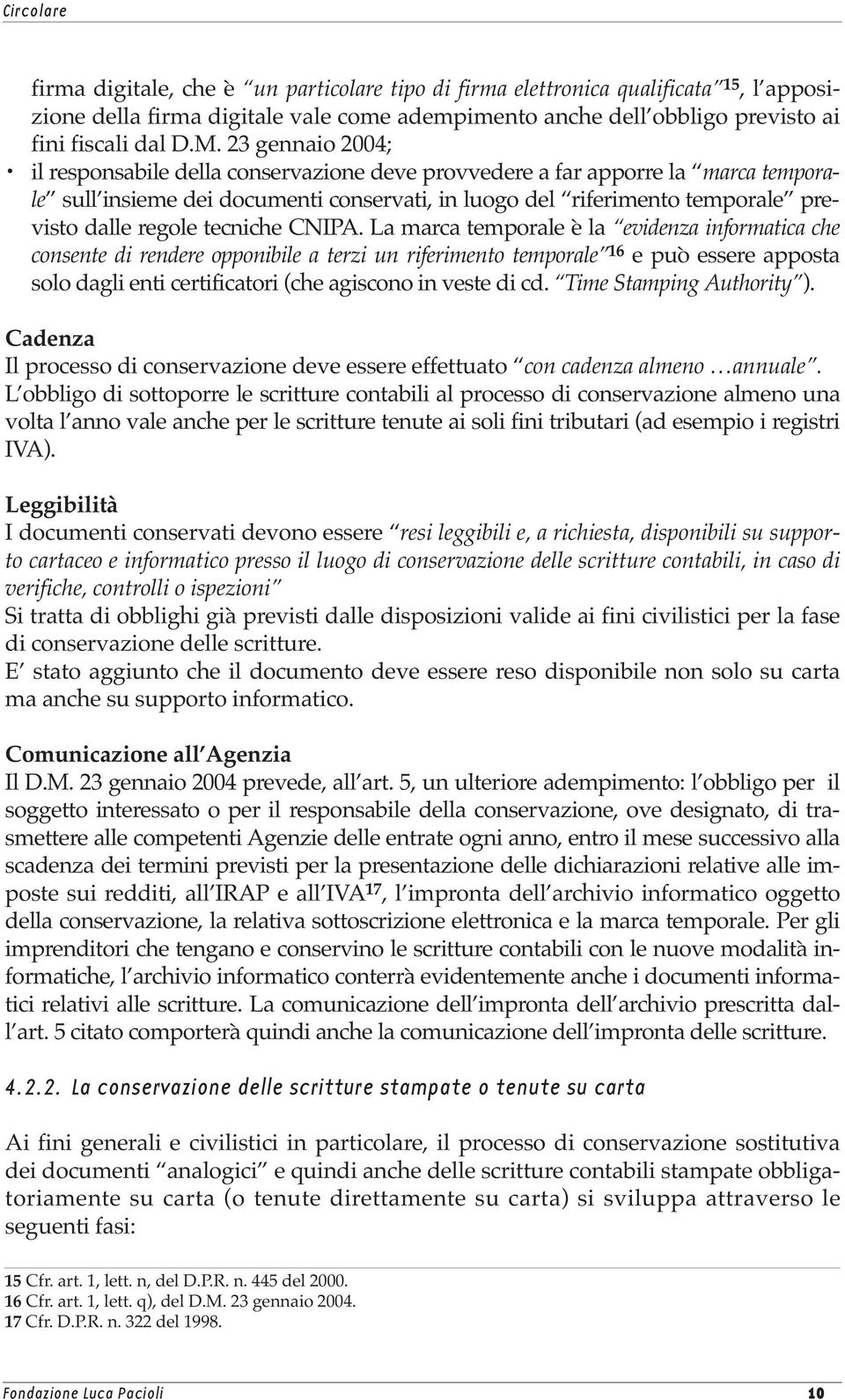 tecniche CNIPA.