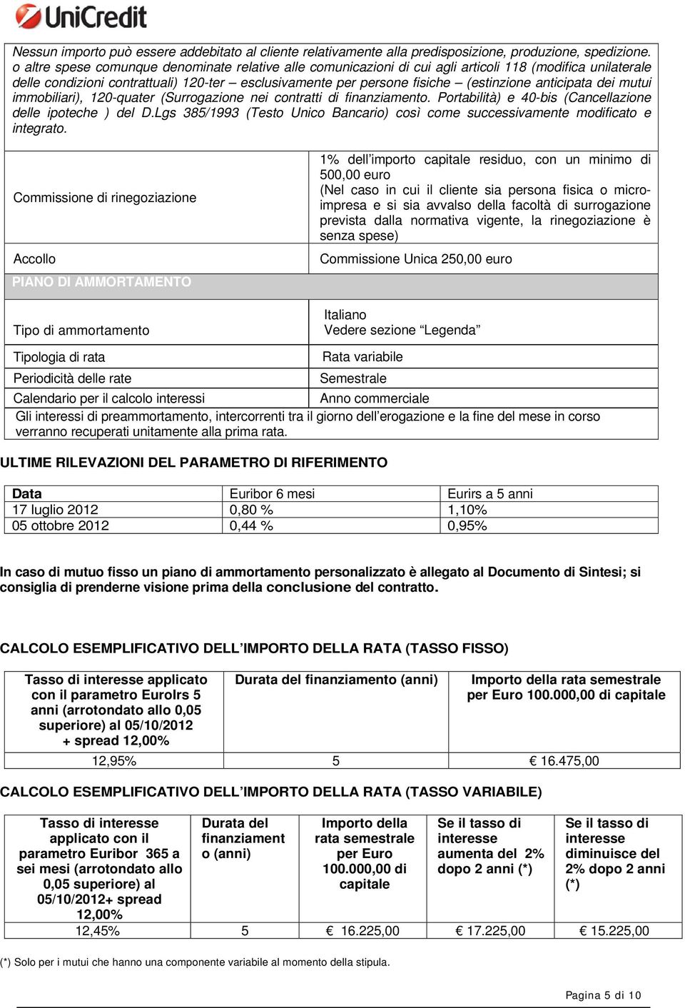 anticipata dei mutui immobiliari), 120-quater (Surrogazione nei contratti di finanziamento. Portabilità) e 40-bis (Cancellazione delle ipoteche ) del D.