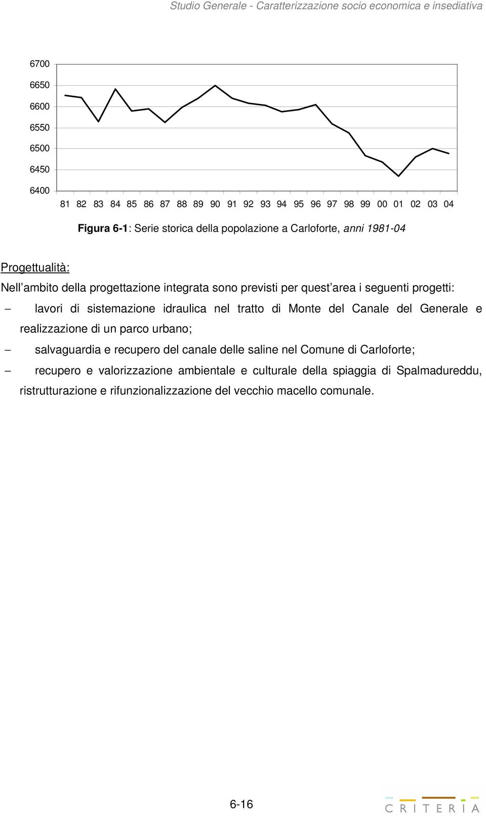 idraulica nel tratto di Monte del Canale del Generale e realizzazione di un parco urbano; salvaguardia e recupero del canale delle saline nel Comune di