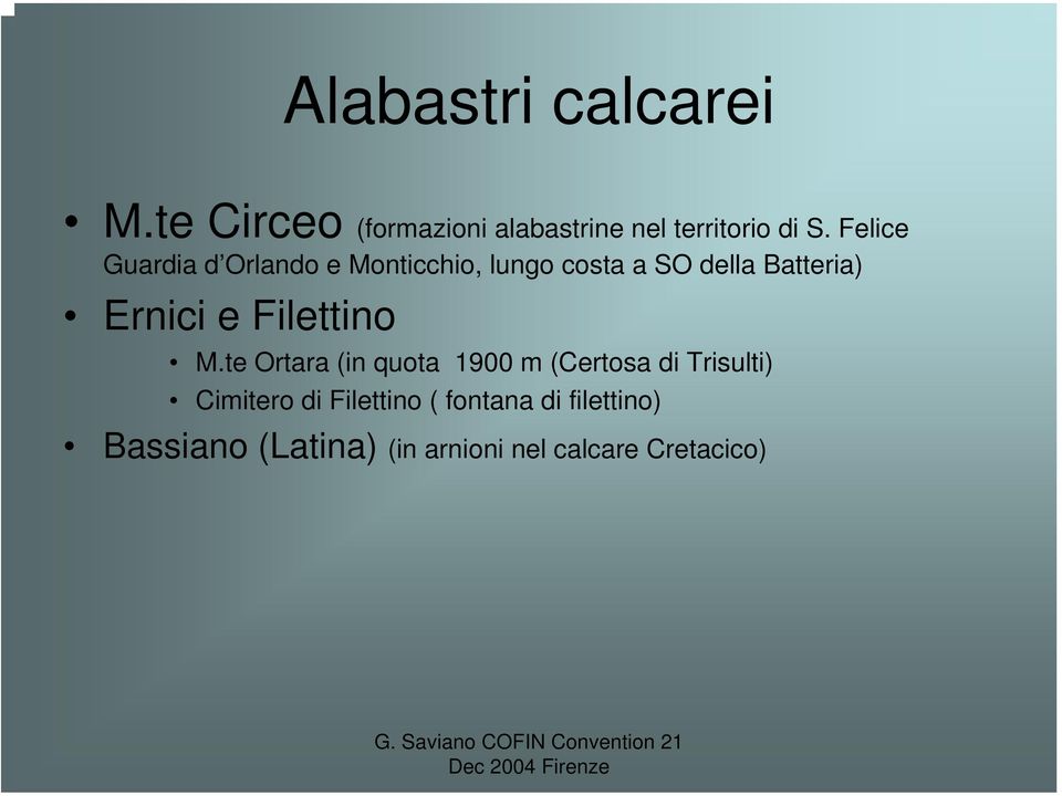 e Filettino M.