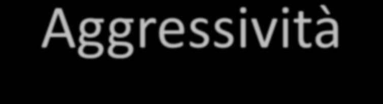 Aggressività Farmaco Efficacia Evidenze scientifiche Effetti collaterali comuni Stabilizzanti dell umore Sodio valproato, lamotrigina Efficaci (?