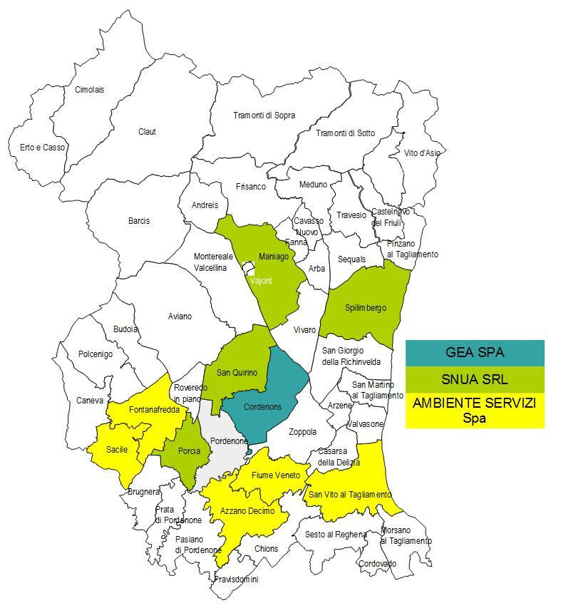 Provincia di Pordenone Medaglia d oro al Valor Militare Settore Ecologia Servizio Tutela del Suolo e Rifiuti Pordenone 26 giugno 2014 PRESENTAZIONE DELLO STUDIO SUI COSTI DI GESTIONE DEI RIFIUTI