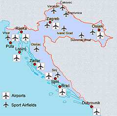 Nel mese di luglio in Croazia sono stati registrati piu' di 1,5 milioni di passeggeri negli aeroporti di Dubrovnik (Ragusa), Split (Spalato), Zadar (Zara), Pula (Pola), Zagreb (Zagabria), Osijek,
