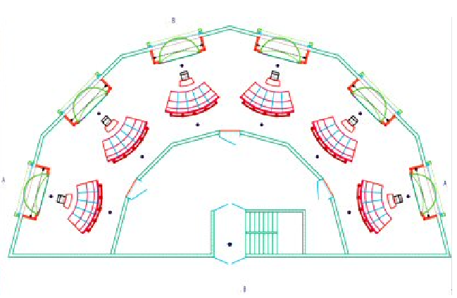2.3 Rivelatore di fluorescenza 55 Figura 2.7: Vista schematica di un occhio del rivelatore di fluorescenza.