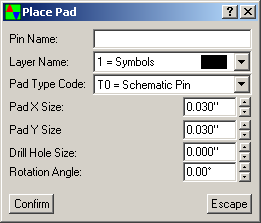 Modificare i collegamenti - Edit; - Line; - Selezionare la pista da modificare; - Modificare i parametri