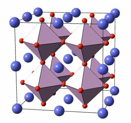 B rappresenta un catione metallico di piccolo raggio ionico (ad es Ti +4 ) situato al centro dell ottaedro formato dai sei atomi di ossigeno.