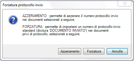 La funzionalità va utilizzata con particolare attenzione, in quanto non effettua controlli di alcun