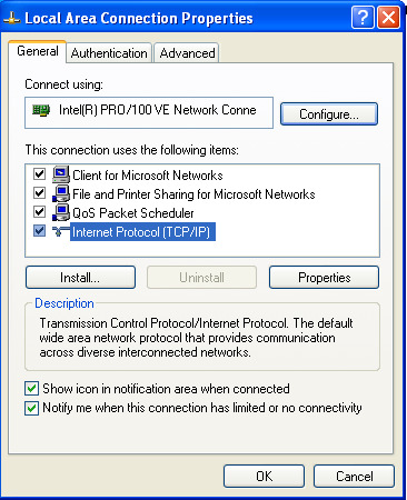 001.050). Nota: se state collegando più CP 540 via Ethernet, è obbligatorio impostare un IP esclusivo per ogni unità. Esempio: CP 540 # 1 IP: 192.168.001.50 CP 540 # 2 IP: 192.168.001.51 Ecc Se il vostro PC è già collegato ad una rete (LAN), l IP viene definito automaticamente.