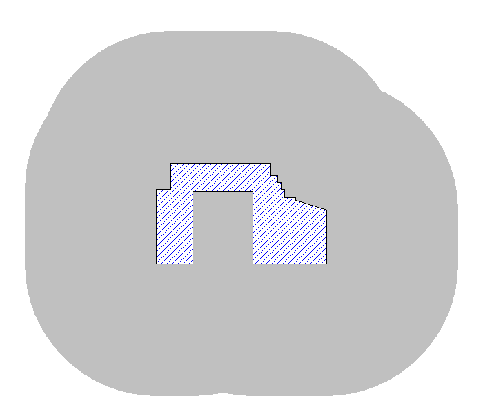 Allegato 2 Grafico Area di raccolta per fulminazione diretta Ad Area di raccolta AD (km²) = 1,19E-02