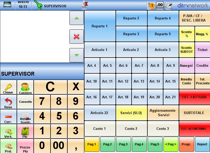 3.1 LA SCHERMATA PRINCIPALE All avvio, XPOS presenta la seguente schermata: Figura 3: La schermata principale Di seguito viene definito il significato di tutti gli oggetti immediatamente