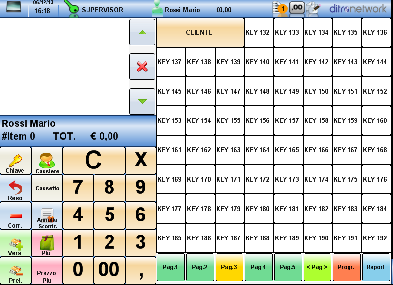 Figura 51: Cliente attivato Dalla Figura 51 si evince la corretta attivazione del cliente, il quale usufruirà del listino numero due, come indicato dall immagine evidenziata in alto a destra. 3.4.