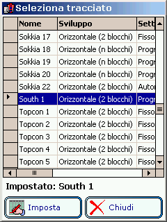 4.4.3 - LAVORI - IMPORTA LIBRETTO - IMPORTA DA FILE STRUMENTO Questa operazione, consente di importare nel lavoro, un file proveniente da uno strumento topografico già scaricato in memoria.