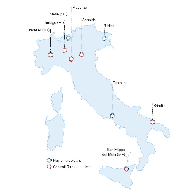 L azienda Edipower, nata in seguito al D.