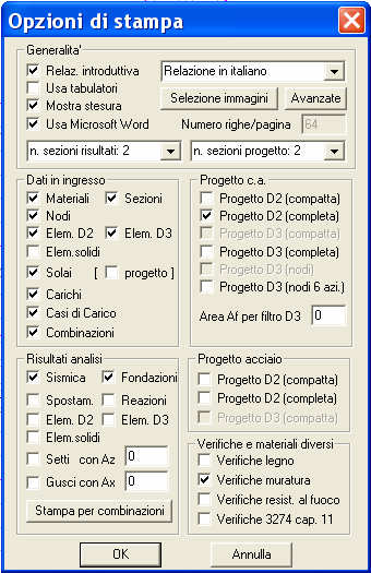 Sfruttamento (%) = sfruttamento degli elementi strutturali; (Risultato visualizzato nell immagine riportata a lato) SLU: Verifica N+/M (Risultato