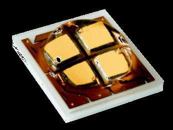 0 mm) dotato di 4 chip da 1mm 2 Lente siliconica primaria integrata con emissione 140 Chip individualmente pilotabili per una maggiore