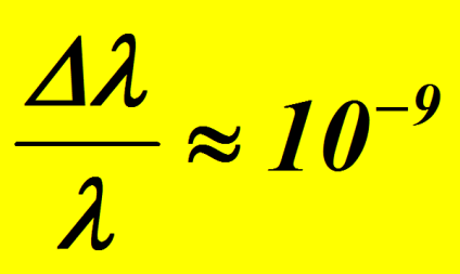 Per poter rilevare variazioni di Velocità con una Precisione di almeno V R = 1 m/sec occorre che: 10.