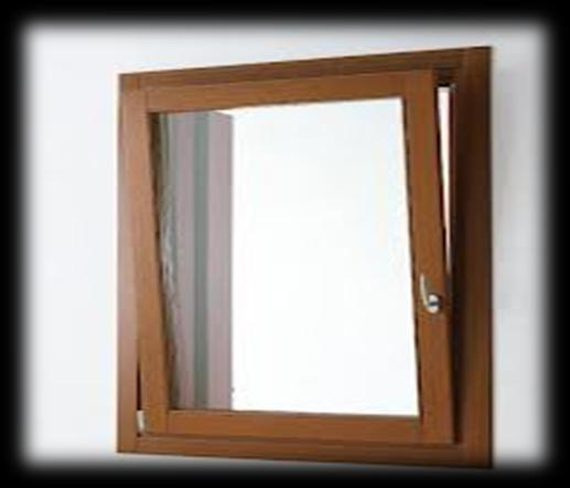 Serramenti in legno lamellare Emloch o Pino di sveziamordenziato noce completi di vetrate termo-isolate basso-emissive complete di doppia