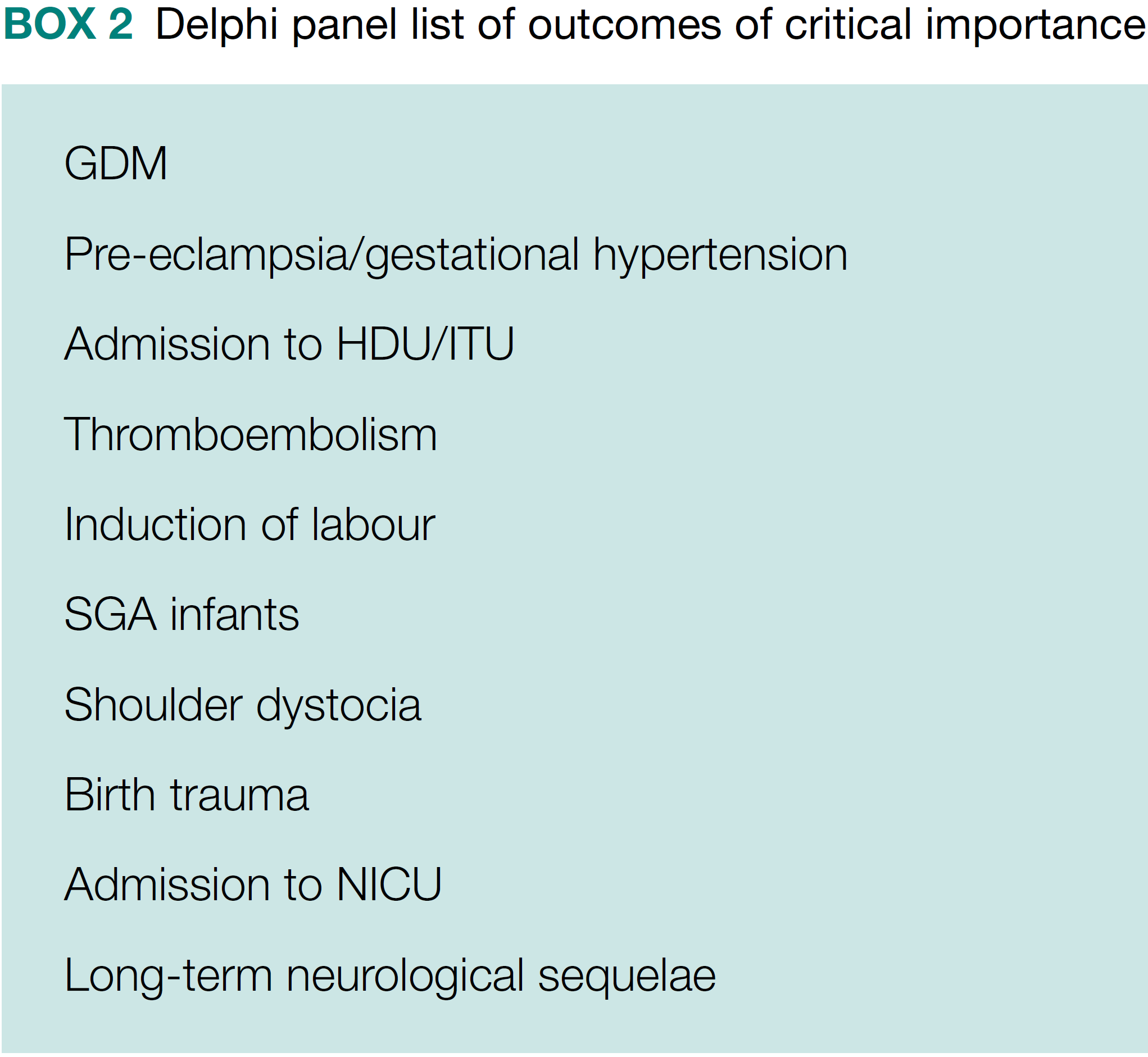 14 Thangaratinam S et al.