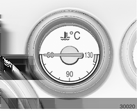 84 Strumenti e comandi Contagiri Indicatore del livello carburante Indicatore della temperatura del liquido di raffreddamento del motore Indica la velocità di rotazione del motore.