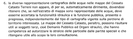 Frazionamento di Acque - rappresentazione nelle