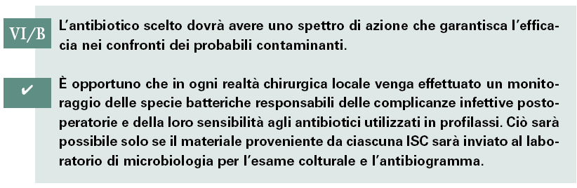 quale tipo di antibiotico è raccomandabile per la profilassi perioperatoria