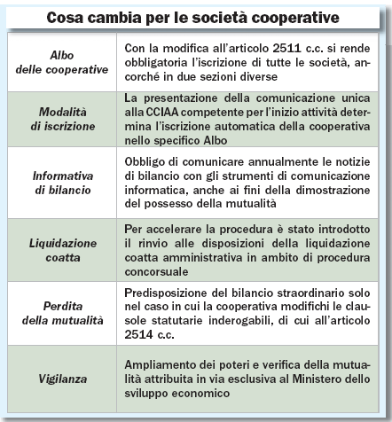 LA LEGGE SVILUPPO DEL 2009: LE MODIFICHE Estratto