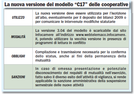 LA LEGGE SVILUPPO DEL 2009: LE MODIFICHE Estratto