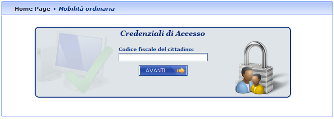 Figura 24 Mobilità Ordinaria Menu funzionale patronato Selezionando il link Informazioni, viene prospettata la pagina contenente le informazioni amministrative circa la domanda in esame;