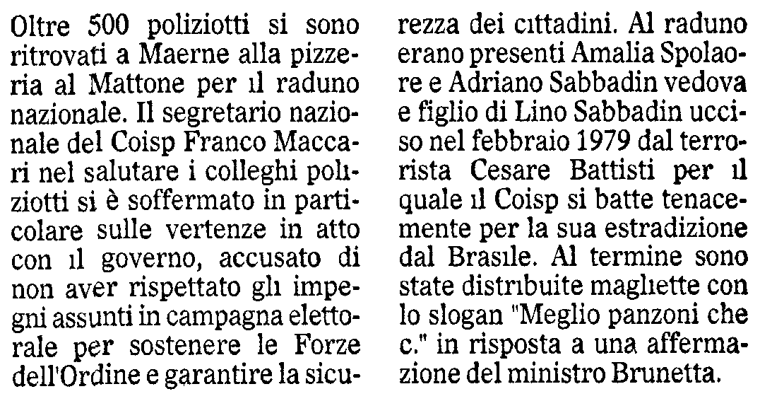 Raduno Nazionale Coisp