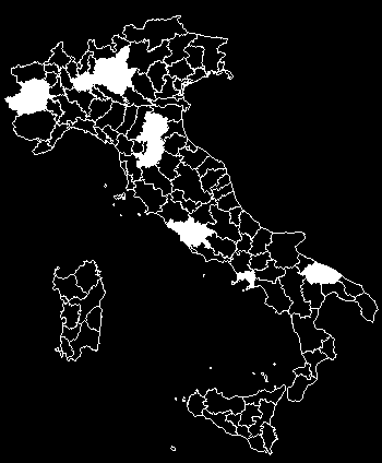 Ripartizione dei consumi - livello provinciale Roma 8,8 Milano 7,2 Valori percentuali Totale consumi Italia = 100% Torino 4,1 Napoli 3,8 Brescia 2,3 Bologna 2,1