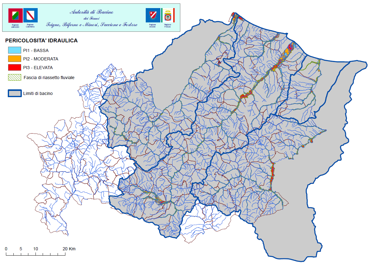 informazioni vengono elaborate in modo distribuito sull intero bacino (corsi d acqua principali del primo e secondo ordine); 2) analisi