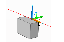 Comandi di modifica 3D: sposta Come spostare gli oggetti nello spazio 3D a una determinata distanza secondo una direzione specificata Visualizza lo strumento grip di spostamento in una vista 3D e