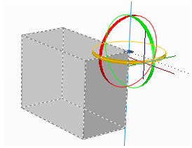 Comandi di modifica 3D:ruota Come ruotare gli oggetti nello spazio 3D lungo un asse specifico Visualizza lo strumento grip di rotazione in una vista 3D e rivoluziona gli oggetti intorno a un punto