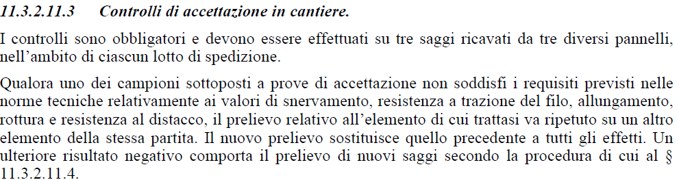 11.3.2.11.3 Comprensibilità del testo Commento: Si propone di aggiungere la seguente frase al termine del paragrafo: I valori di accettazione sono riportati al 11.3.2.10.