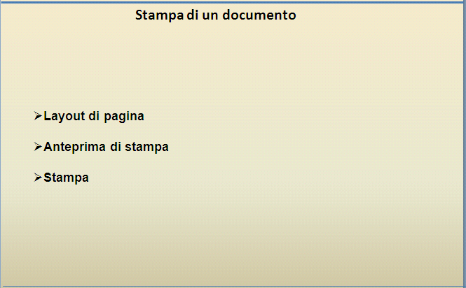 Intestazioni Piè di pagina Numero di pagina Nel Menù Inserisci, sottomenù Intestazione e piè di pagina, è possibile scegliere tre funzioni che permettono di dare un aveste più professionale ad un