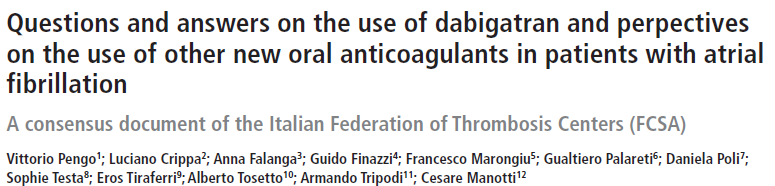 IL DOSAGGIO DEI DOAC Perioperative management Patients presenting in emergency with adverse events (Thrombosis, Bleeding) Immediate