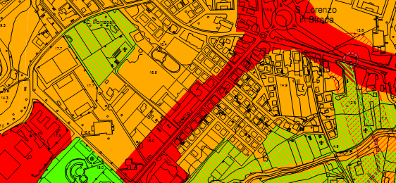 2.5.3 La classificazione acustica dell area Il Comune di Riccione dispone della classificazione acustica del territorio: esso può essere assunto a quadro di riferimento ufficiale per l area in esame.