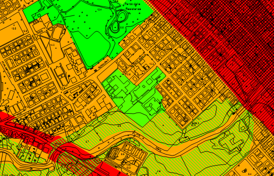 2.9.3 La classificazione acustica dell area Il Comune di Riccione dispone della classificazione acustica del territorio: esso può essere assunto a quadro di riferimento ufficiale per l area in esame.