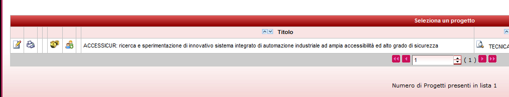 rendiconto inserito, tramite il pulsante, termina la fase operativa.